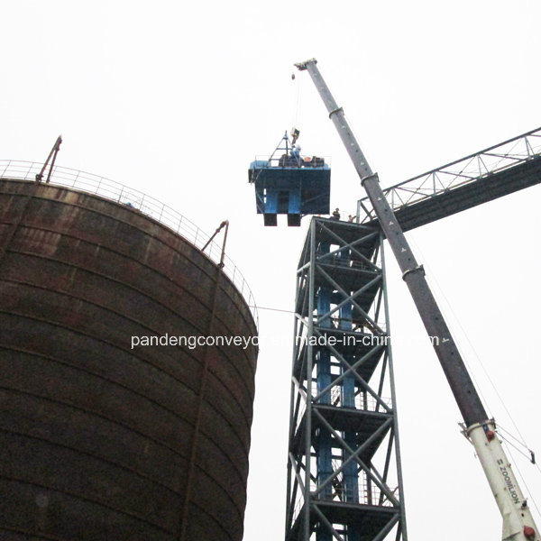 Ne Type Chain Bucket Elevator for Conveying Material Temperature Below 250